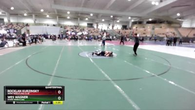 95 lbs Quarterfinal - Rocklan Kurzinsky, Wave Wrestling Club vs Wes Wagner, Stars Wrestling