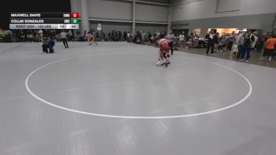 120 lbs Cons. Sub-rd Of 32 - Collin Gonzales, Grind Wrestling Club vs Maxwell Davis, Iowa