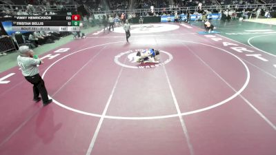 II-118 lbs Cons. Round 3 - Vinny Henrickson, Central Valley Academy vs Tristan Bellis, Red Jacket