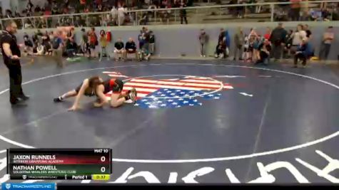 135 lbs Round 2 - Nathan Powell, SOLDOTNA WHALERS WRESTLING CLUB vs Jaxon Runnels, INTERIOR GRAPPLING ACADEMY