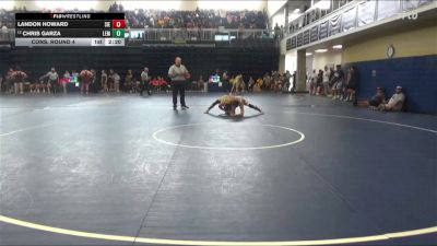 133 lbs Cons. Round 4 - Chris Garza, Lemoore College vs Landon Howard, Sierra College