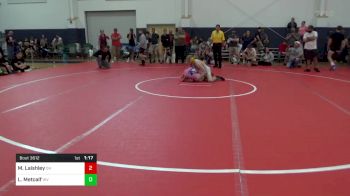 138-C lbs Round Of 32 - Marshall Laishley, OH vs Lane Metcalf, WV