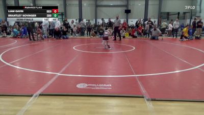 65 lbs Semifinal - Liam Gavin, Rochester Mills vs Brantley Novinger, Sunbury