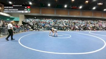 115 lbs Cons. Round 2 - Rylee Brice, Kelso vs Amea Whittington, Caldwell