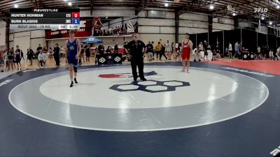 79 kg Cons. Round 2 - Hunter Hohman, Eagle Training Center vs Burk Blasius, Jackrabbit Wrestling Club