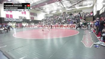 135 lbs Champ. Round 2 - Jacqueline Hernandez, Santiago/GG vs Saya Hernandez, Bonita