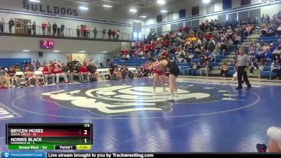 175 lbs 2nd Wrestleback (8 Team) - NORRIS Black, Commerce Hs vs Jaxon Ethridge, Social Circle