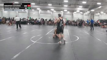 98 lbs Round 3 (10 Team) - Chase Miller-Smith, Grindstone WC vs Sebastian Cantarero, Savage WA White