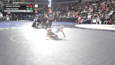 106 lbs Semifinal - Michael Bernabe, Clovis (CS) vs Aiden Talavera, Reedley (CS)