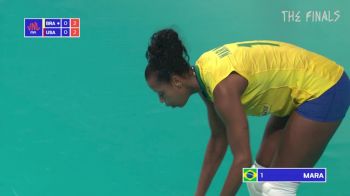 Highlight: USA vs Brazil | Women's VNL