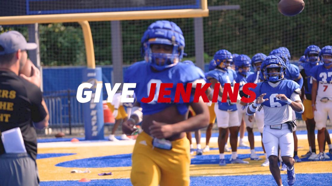 Giye Jenkins Is Mic'ed Up At A UNH Football Practice