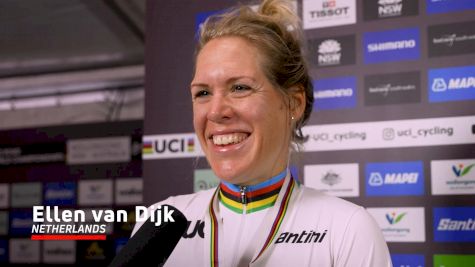 Relaxed Ellen van Dijk Surprised Herself With World Time Trial Defense.
