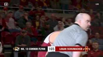 165 lbs Logan Schumacher, Iowa State vs. Connor Flynn, Missouri