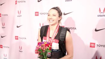 Kate Hall Captures Gold In The Long Jump At US Indoors