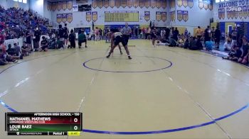 150 lbs Cons. Round 2 - Louie Baez, Attack vs Nathaniel Mathews, Longwood Wrestling Club