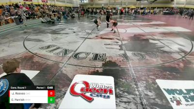 95 lbs Cons. Round 1 - Jeffery Reeves, Coyote Wrestling Club vs Cody Parrish, Moorcroft Mat Masters Wrestlin