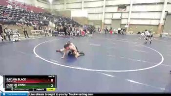 92 lbs Quarters & Wb (16 Team) - Baylon Black, Stout vs Porter Swan, Idaho 2