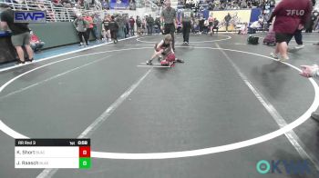 40 lbs Rr Rnd 3 - Kolter Short, Blackwell Wrestling Club vs Jonah Raasch, Black Fox Wrestling Club