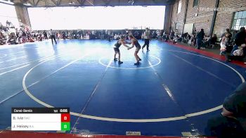 100 lbs Consolation - Blaike Ivie, Salina Wrestling Club vs Joshua Heisey, B.A.W.C