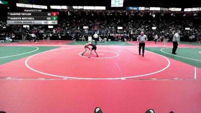 85 lbs Cons. Round 3 - Karter Taylor, RIKA vs Hudsyn Mitchell, KAWA