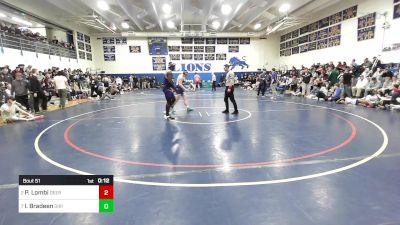 285 lbs Quarterfinal - Beau Talbot, Piscataquis vs Owen Bourque, Kennebunk