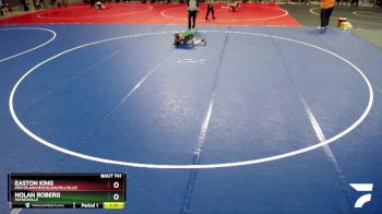 85 lbs Cons. Round 3 - Nolan Roberg, Paynesville vs Easton King, PEM (Plainview/Elgin/Millville)