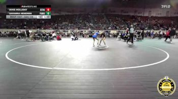 G5A-105 lbs Cons. Semi - Savanna Hendren, Pawhuska-Girls vs Dixie Holliday, Bethel-Girls