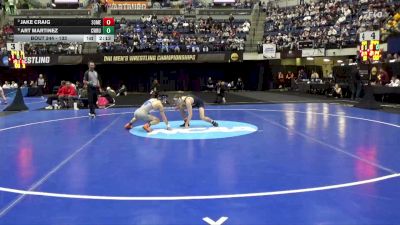 133 lbs Cons. Semi - Art Martinez, CWRU vs Jake Craig, Southern Me