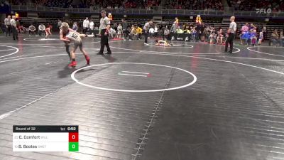 60 lbs Round Of 32 - Cayden Comfort, Williamsport vs Brylar Bootes, Smethport