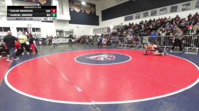 120 lbs Champ. Round 1 - Samuel Jimenez, Eleanor Roosevelt vs Oscar Mendoza, Servite