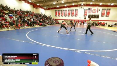 197 lbs Champ. Round 1 - Nelson Rameriz, Cerritos College vs Dylan Henry, Palomar College