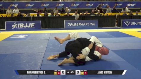 JAMES WHYTE IV vs Paulo ALBERTO DE G. 2026 Pan Jiu Jitsu IBJJF Championship
