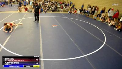 Round 1 - Davi Seal, Bloomington Wrestling Club vs Avery Herron, Minnesota