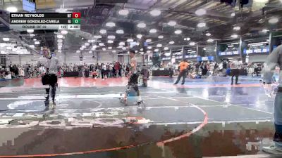 132 lbs Round Of 32 - Ethan Reynolds, MT vs Andrew Gonzalez-Carela, NJ