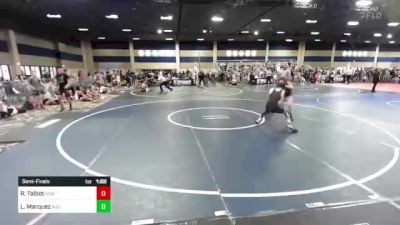 106 lbs Semifinal - Ry Talbot, Aniciete Traning Club vs Lucas Marquez, Wlv Jr Wrestling