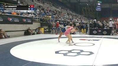 140 lbs Cons. Rd Of 16 - Lily Weinreich, Iowa vs Kayden Sipp, Nebraska