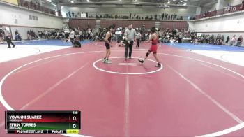 138 lbs Champ. Round 3 - Efrin Torres, Highland vs YOVANNI SUAREZ, Mogollon