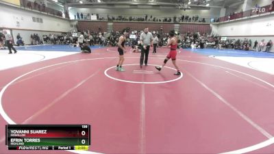 138 lbs Champ. Round 3 - Efrin Torres, Highland vs YOVANNI SUAREZ, Mogollon