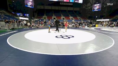 100 lbs Cons. Sub-semis - Josie Wilson, KS vs Cameron Hodge, CO