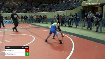 66 lbs Final - Keaton Dietz, StandFast Wrestling vs Gage Rackley, Ironman Wrestling