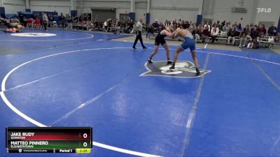 165 lbs Cons. Round 1 - Matteo Pinnero, Elizabethtown vs Jake Rudy, Scranton