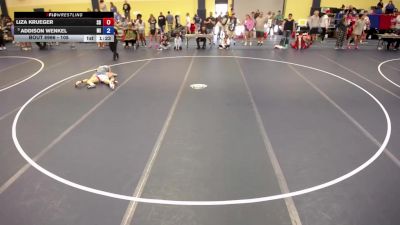 105 lbs 5th Place Match - Liza Krueger, SD vs Addison Wenkel, MI