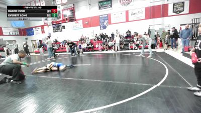 43-46 lbs Rr Rnd 1 - Baker Hyso, Jay Wrestling Club vs Everett Long, Tiger Trained Wrestling