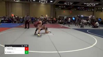 Match - Timothy Valencia, Ironwood High School vs Daxton Hruby, Brighton Wrestling Club