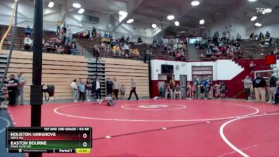 63-68 lbs Semifinal - Easton Bourne, PAWS Elite WC vs Houston Hargrove, Reitz WC