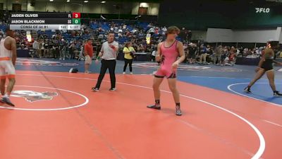 157 lbs Consi Of 64 #1 - Jaiden Oliver, FL vs Jason Blackmon, SC