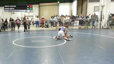 112 lbs Consi Of 16 #1 - Diego Chacon, NM vs Hawk Smith, MO