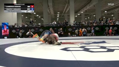 130 lbs 7th Place Match - Cameron Dubose, Mustang Wrestling Club vs Timothy Eubanks, NMU-National Training Center