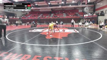141 lbs 1st Place Match - Easton Hilton, Missouri vs Cory Land, Northern Iowa