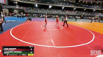 6A 100 lbs Champ. Round 1 - Janie Gerarde, Lewisville Marcus vs Cassandra Medrano, Edinburg